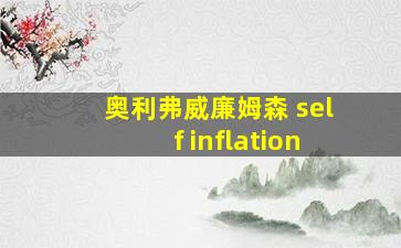 奥利弗威廉姆森 self inflation